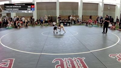 49 lbs 1st Place Match - Callan Gonzales, Utah vs Carter Gomez, Wyoming
