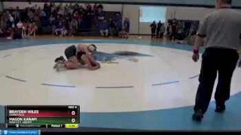 126 lbs Cons. Round 2 - Mason Karam, Iowa City, Liberty vs Brayden Wiles, Cedar Falls