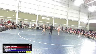 106 lbs Round 2 (8 Team) - Hendrix Schwab, Iowa vs Trexden Olsen, Utah Gold