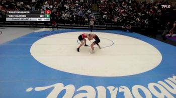 5A 175 lbs Champ. Round 1 - Preston Graver, Spanish Fork vs Colt Hawkins, Viewmont