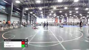 132 lbs Rr Rnd 2 - Clay Koser, Team Nauman Silver Fox vs Liam Krueger, Fight Barn Wrestling Club