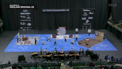 Highland Regional HS "Blackwood NJ" at 2026 WGI Percussion/Winds World Championships