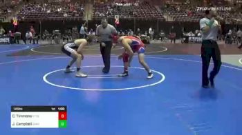 145 lbs Consi Of 32 #2 - Connor Timmons, KT3Style vs Jarron Campbell, Sanderson Wrestling Academy