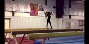 Simone Biles throws a DOUBLE DOUBLE OFF BEAM!!