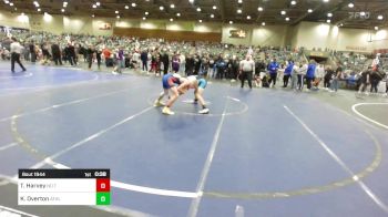 123 lbs Consolation - Talon Harvey, No Team vs Kael Overton, Athlos Wrestling