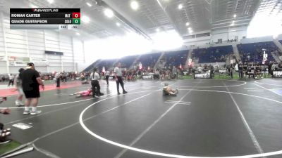 65 lbs 2nd Place - Roman Carter, Mat Demon WC vs Quade Gustafson, Colorado Lions Den Elite