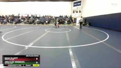 149 lbs 3rd Place Match - Noah Elliott, Menlo College vs Hercules Windrath, Cal Poly SLO