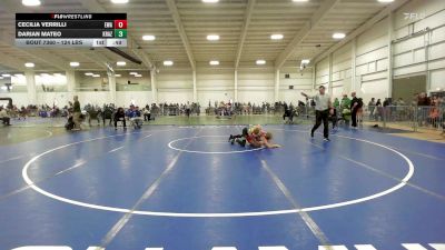 124 lbs Consi Of 16 #2 - Cecilia Verrilli, Empire Wrestling Academy vs Darian Mateo, Krazy Monkey WC