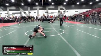 102 lbs Quarterfinal - Ethan Powell, GENO vs Chase Hodas, SVSM