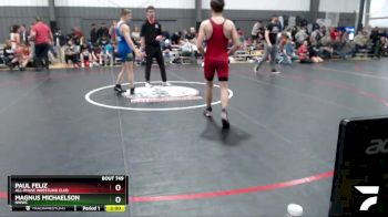 132 lbs Semifinal - Paul Feliz, All-Phase Wrestling Club vs Magnus Michaelson, NWWC