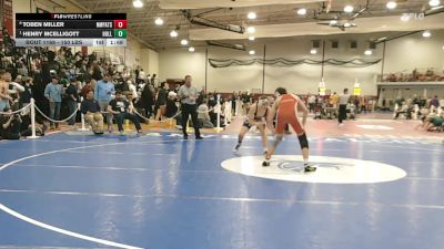 150 lbs Quarterfinal - Henry McElligott, Holliston vs Toben Miller, North Middlesex