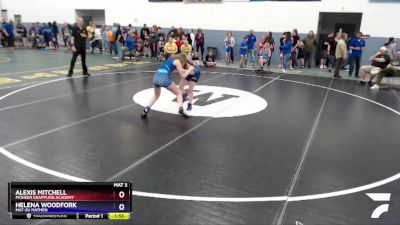 119 lbs Round 1 - Helena Woodfork, Mat-Su Matmen vs Alexis Mitchell, Pioneer Grappling Academy