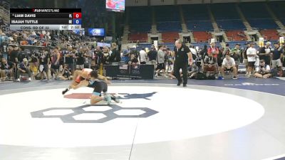 120 lbs Cons. Rd Of 32 - Liam Davis, Florida vs Isaiah Tuttle, Nebraska