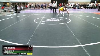 113 lbs Cons. Round 2 - Kolby Quint, Arkansas City HS vs Max Belsome, Jesuit JV