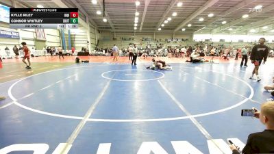 126 lbs Rr Rnd 3 - Kylle Riley, Indiana Outlaws White vs Connor Whitley, Team Shutt Godzilla