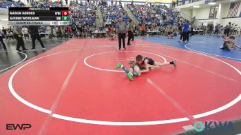 70 lbs Quarterfinal - Mason Gerdes, Verdigris Youth Wrestling vs Jaxsen Woolman, Vinita Kids Wrestling