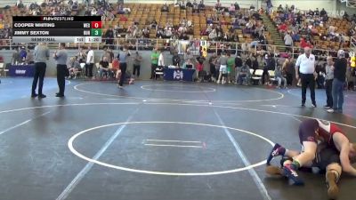 146 lbs Semifinal - Jimmy Sexton, Huntington vs Cooper Whiting, Westland