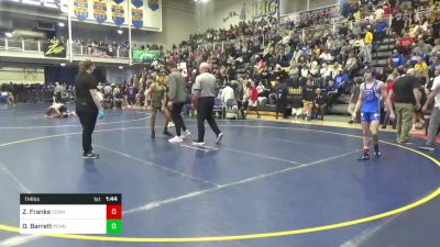 114 lbs R-32 - Zachary Franks, Connellsville vs Dylan Barrett, Penn Trafford