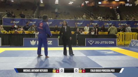 Italo Giulio Porcedda Poli vs Michael Anthony Heyliger 2026 Pan Jiu Jitsu IBJJF Championship