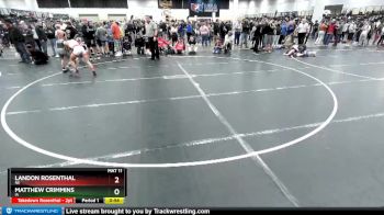 110 lbs Cons. Round 2 - Matthew Crimmins, IA vs Landon Rosenthal, NE