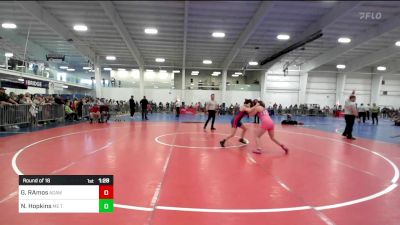 139 lbs Round Of 16 - Gabriella RAmos, Agawam vs Nevaeh Hopkins, ME Trappers WC