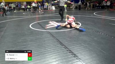 90 lbs Rd 4 - Consi Of 8 #1 - Reese Hoover, Trinity vs David Wehry, Tri Valley