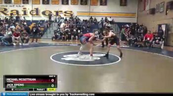 170 lbs Cons. Round 2 - Michael Mcgettigan, Tesoro vs Jack Simons, El Modena