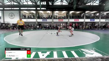 95-103 lbs Semifinal - Torin McPeek, Alber Athletics vs Liam Lane, Bulls WC