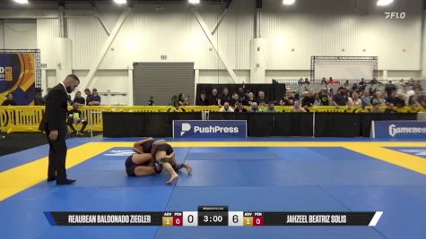 Jahzeel Beatriz Solis vs Reaubean Baldonado Ziegler 2025 World IBJJF Jiu-Jitsu No-Gi Championship