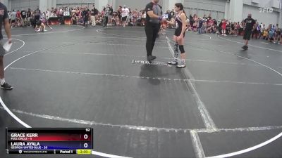 100 lbs Round 2 (8 Team) - Serena Trujillo, Georgia United Blue vs Marleigh Perkins, Full Circle