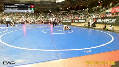 80 lbs Consi Of 16 #2 - Ellis Jennings, The Valley WC vs Preston Curley, WTC