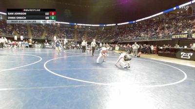 136 lbs Consy Pigtails - Sam Johnson, Exeter Twp vs Owen Orbich, Riverview