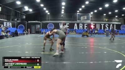 145/165/175 Round 2 - Kollin Panek, Unattached vs Matthew Labombard, Unattached