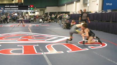 126 lbs Consi Of 64 #1 - Aidan Jaramillo, TX vs Darion Johnson, OR