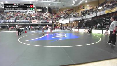 145 lbs Semifinal - Cheyenne Wagoner, Douglass Hs vs Lillian Garcia, Plainville HS