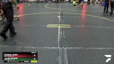 82 lbs Quarterfinals (8 Team) - Caleb Weaver, Team Gotcha vs Charlie Jones, Ninja Killer