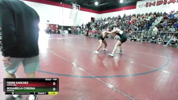 140 lbs Champ. Round 1 - Rogabella Corona, Warren vs Yanni Sanchez, Santa Ana