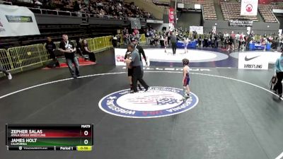 67 lbs Champ. Round 1 - James Holt, California vs Zepher Salas, Ayala Smash Wrestling