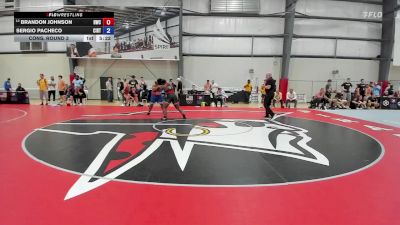 125 kg Cons. Round 3 - Brandon Johnson, Hilltopper Wrestling Club vs Sergio Pacheco, Cincinnati Rtc