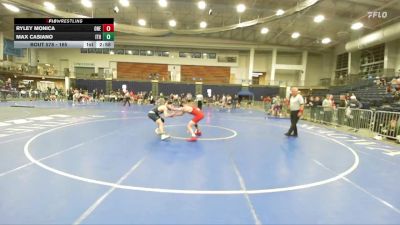 165 lbs Semifinal - Ryley Monica, Oneonta State vs Max Casiano, Ithaca