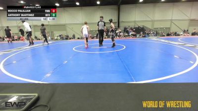 85 lbs Rr Rnd 2 - Rocco Palillian, POWA 14U vs Anthony Martinez, Untouchables 14U Black