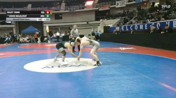 6A 190 lbs Quarterfinal - Riley Ginn, Pell City vs John Maalouf, Spain Park Hs