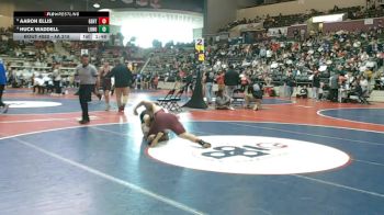 4A 215 lbs Quarterfinal - Aaron Ellis, Gentry vs Huck Waddell, Lonoke