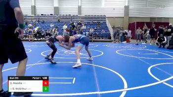 123 lbs Cons. Round 2 - Brennan McArthur, Oxford vs Gabe Marella, Relentless Training Center