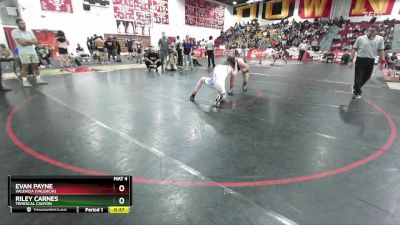 150 lbs 7th Place Match - Evan Payne, Valencia (Valencia) vs Riley Carnes, Temescal Canyon