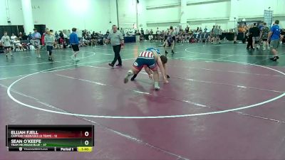 215 lbs Round 2 (8 Team) - Sean O`Keefe, Team Michigan Blue vs Elijah Fjell, Capitian Nebraska (A Team)