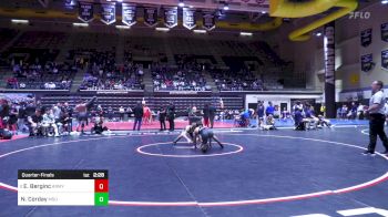 125 lbs Quarterfinal - Ethan Berginc, Army vs Nick Corday, Michigan State