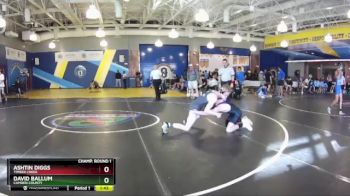 126 White Champ. Round 1 - David Ballum, Camden County vs Ashtin Diggs, Timber Creek