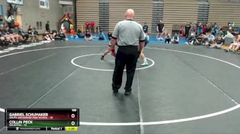 189 lbs Round 7: 3:00pm Sat. - Gabriel Schumaker, South Anchorage High School vs Collin Peck, Soldotna