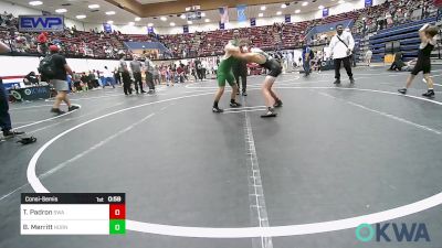 96 lbs Consolation - Talis Padron, Shelton Wrestling Academy vs Brayden Merritt, Norman North